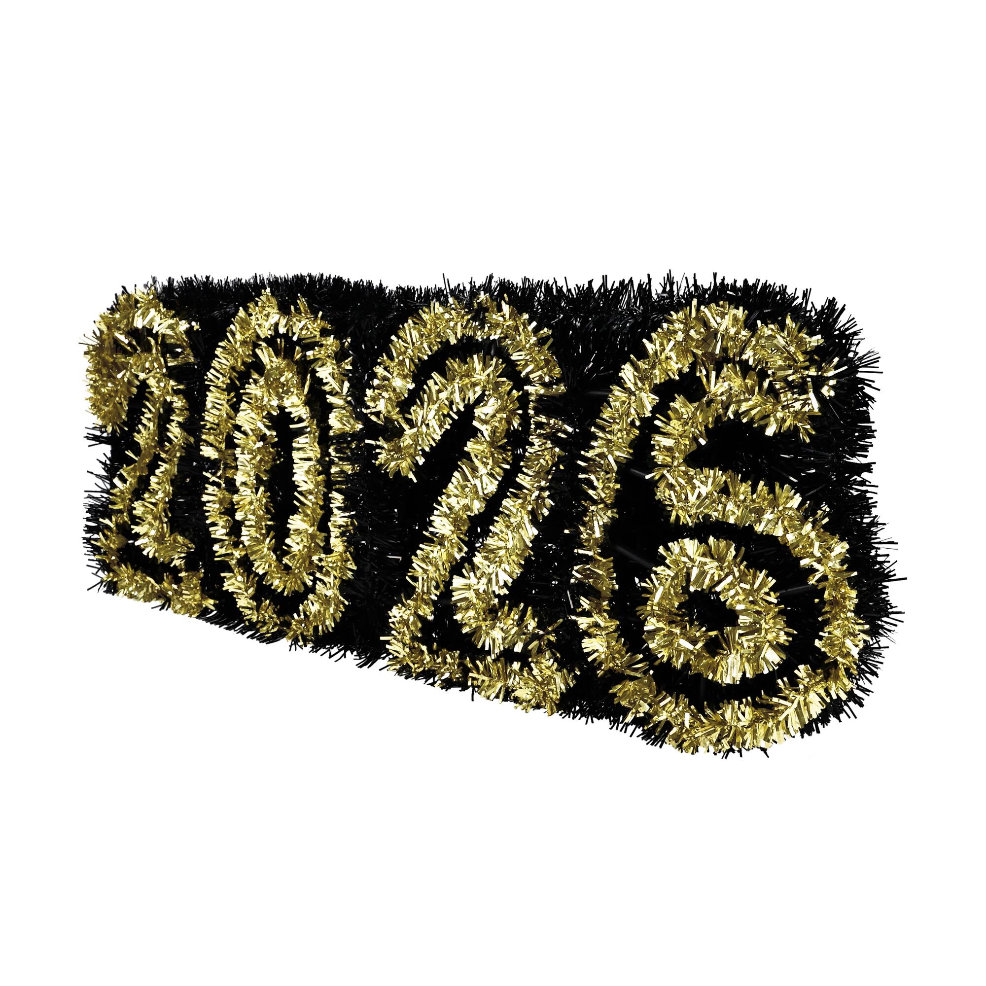 16" 2026 Tinsel Tabletop Décor by Celebrate It™